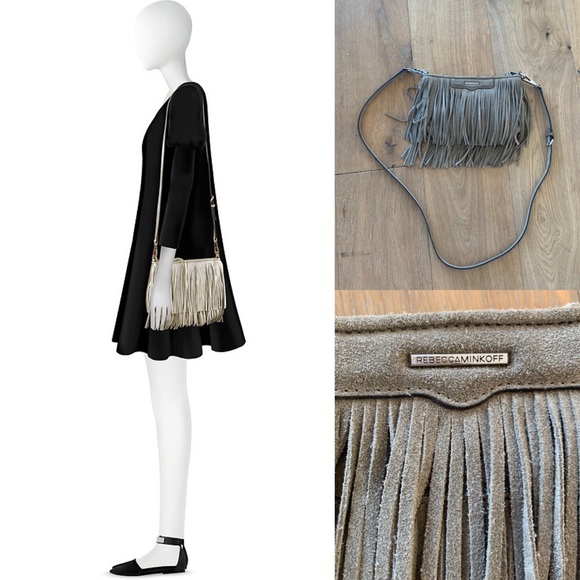 Rebecca Minkoff Handbags - RM🤎Finn Fringe Crossbody